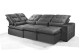 Sofá Retrátil Reclinável ELLOA DE CANTO COM CHAISE 3.25 x 1.80m ESTILO ESTOFADOS - Inca Velusoft COR "CINZA" Sofá Retrátil Reclinável ELLOA DE CANTO COM CHAISE 3.25 x 1.80m ESTILO ESTOFADOS - Inca Velusoft COR "CINZA"
