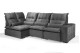 Sofá Retrátil Reclinável ELLOA DE CANTO COM CHAISE 3.25 x 1.80m ESTILO ESTOFADOS - Inca Velusoft COR "CINZA" Sofá Retrátil Reclinável ELLOA DE CANTO COM CHAISE 3.25 x 1.80m ESTILO ESTOFADOS - Inca Velusoft COR "CINZA"