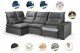 Sofá Retrátil Reclinável ELLOA DE CANTO COM CHAISE 3.25 x 1.80m ESTILO ESTOFADOS - Inca Velusoft COR "CINZA" Sofá Retrátil Reclinável ELLOA DE CANTO COM CHAISE 3.25 x 1.80m ESTILO ESTOFADOS - Inca Velusoft COR "CINZA"