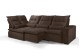 Sofá Retrátil Reclinável ELLOA DE CANTO COM CHAISE 3.05 x 1.80m ESTILO ESTOFADOS - Inca Velusoft COR "MARROM" Sofá Retrátil Reclinável ELLOA DE CANTO COM CHAISE 3.05 x 1.80m ESTILO ESTOFADOS - Inca Velusoft COR "MARROM"