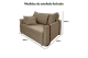 Poltrona Sofá Cama Valence Premium 100cm SoftGel D33 Linho Marrom Poltrona Sofá Cama Valence Premium 100cm SoftGel D33 Linho Marrom