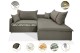 Sofá Valence Slim sem Caixa Premium 2.40m SoftGel 33  Linho Cinza